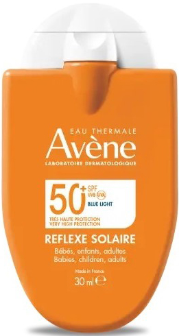 EAU THERMALE AVENE REFLEXE SOLAIRE SPF50+ BEBE BAMBINI ADULTO 30 ML - farmacia015