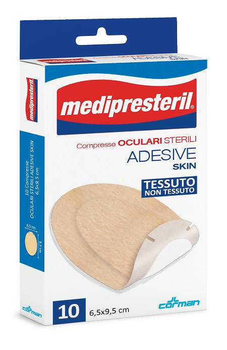 MEDIPRESTERIL COMPRESSA OCULARE ADESIVE SKIN 10 PEZZI - farmacia015
