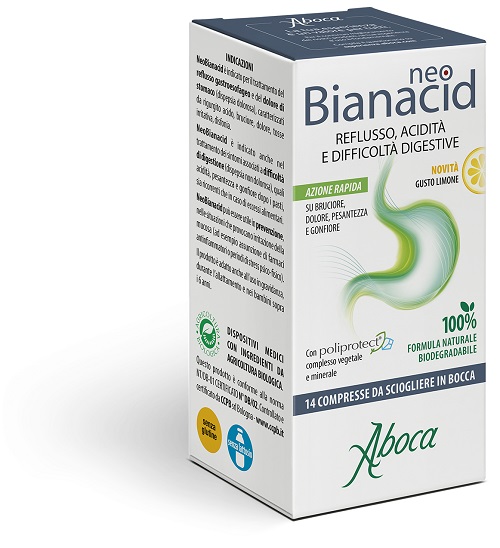 NEOBIANACID 14 COMPRESSE LIMONE - farmacia015