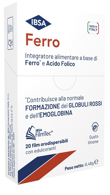 FERRO IBSA 20 FILM ORODISPERSIBILI - farmacia015