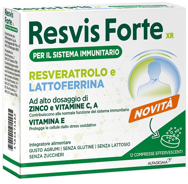 RESVIS FORTE XR 12 COMPRESSE EFFERVESCENTI - farmacia015