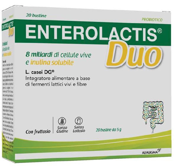 ENTEROLACTIS DUO INULINA 20 BUSTINE 5 G - farmacia015