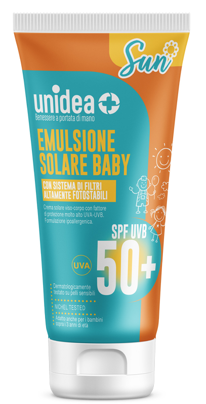 UNIDEA CREMA SOLARE BABY SPF50+ 200 ML - farmacia015