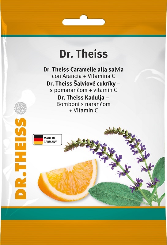 THEISS BONBON SALVIA & ARANCIA + VITAMINA C 26 CARAMELLE - farmacia015
