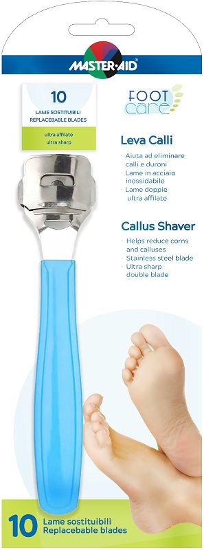 MASTER-AID FOOTCARE LEVACALLI + 10 LAME RICAMBIO - farmacia015