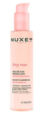 NUXE VERY ROSE DELICATE CLEANSING OIL 150 ML - farmacia015